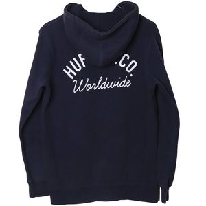 HUF Worldwide Black Hoodie